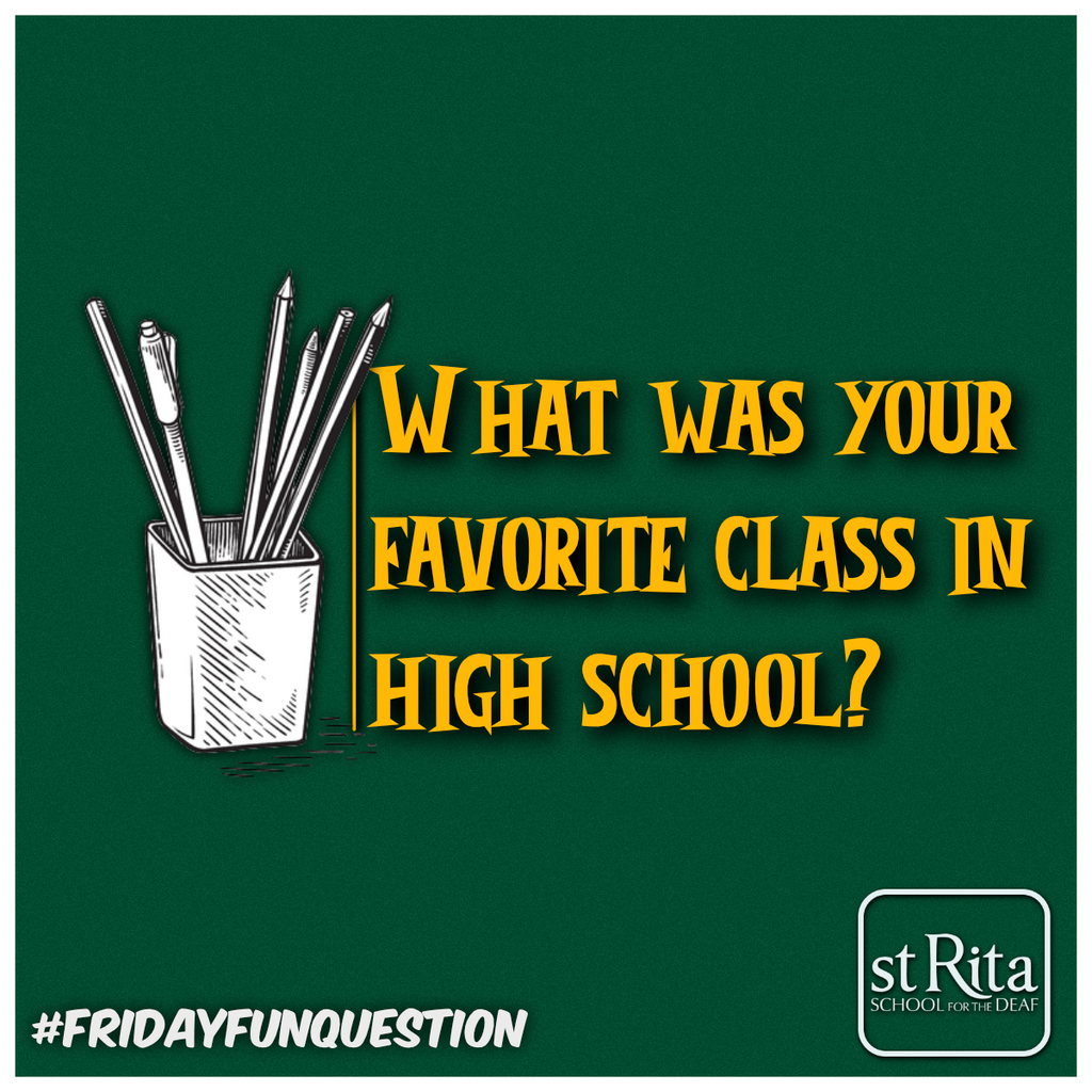 Fun question. What was your favorite class in high school? Just a question