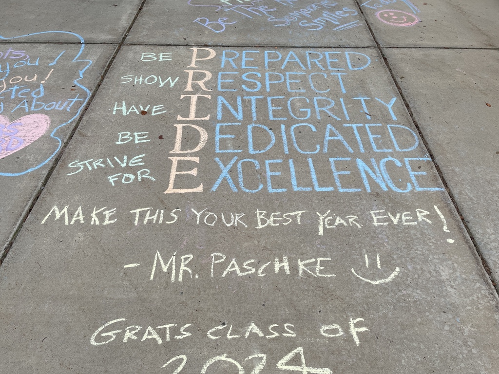 Teachers & Staff Chalk the Walk