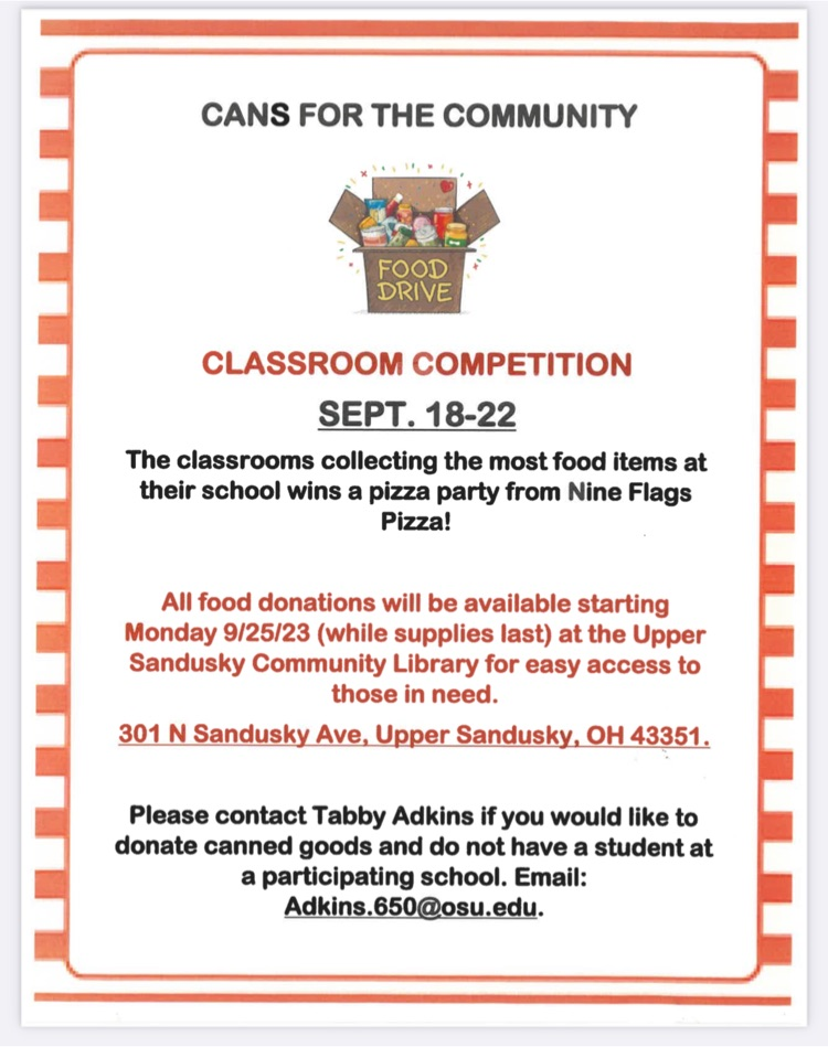 cans for the community flyer