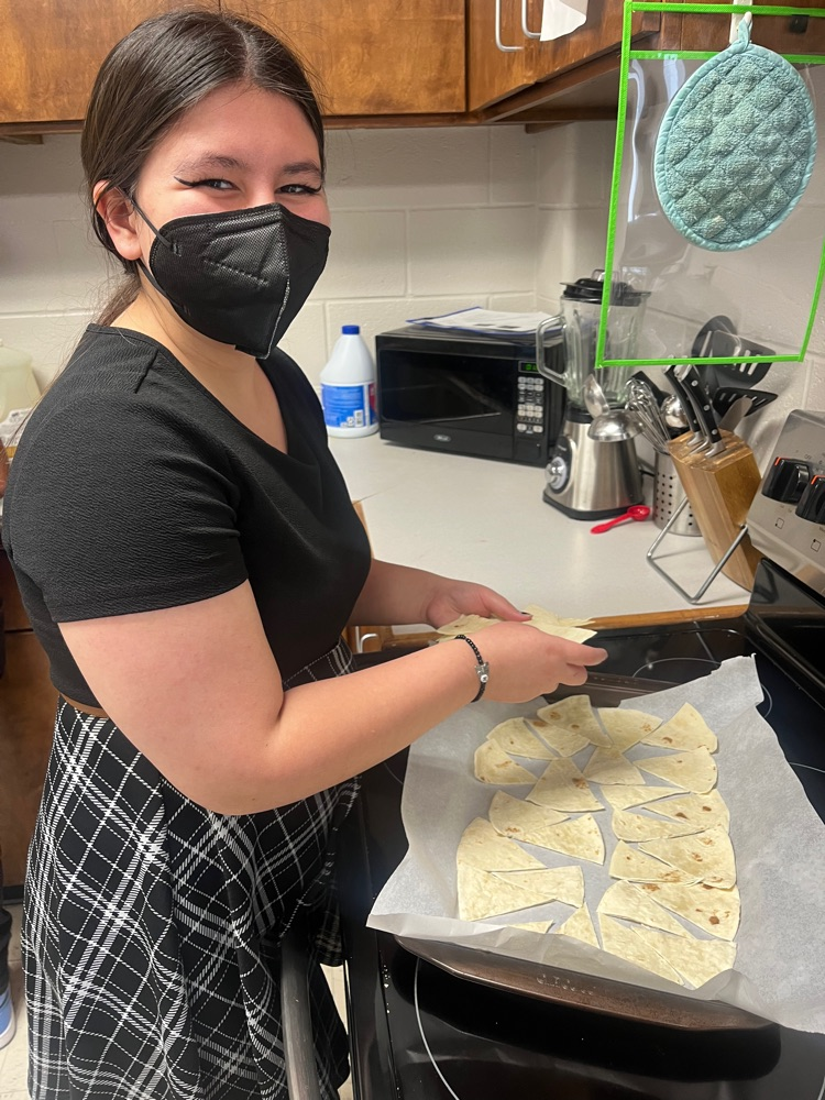 Culinary and Nutrition students have been working hard practicing new kitchen skills as well as cooperation, communication and time management in the culinary kitchen as we wrapped up our fruits unit! 