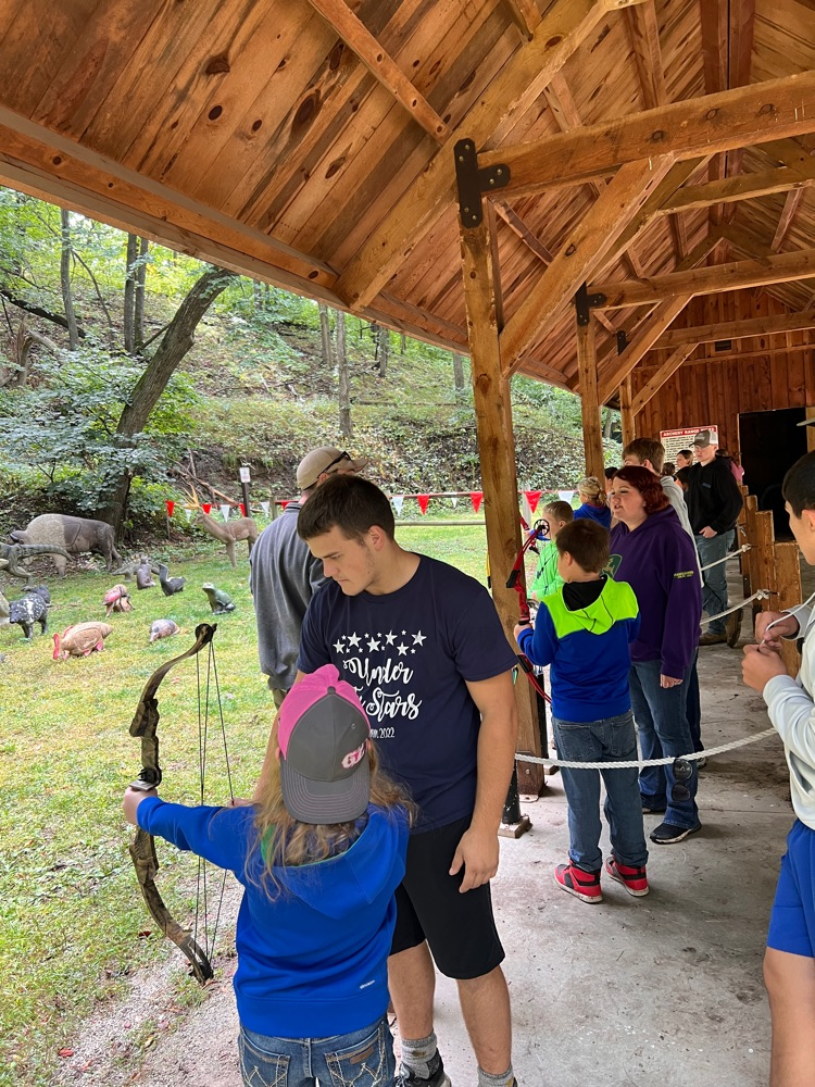 Archery practice 