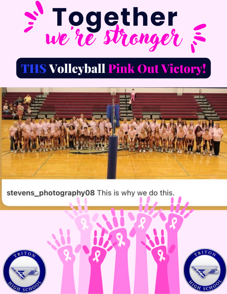 THS Volleyball Pink Out 