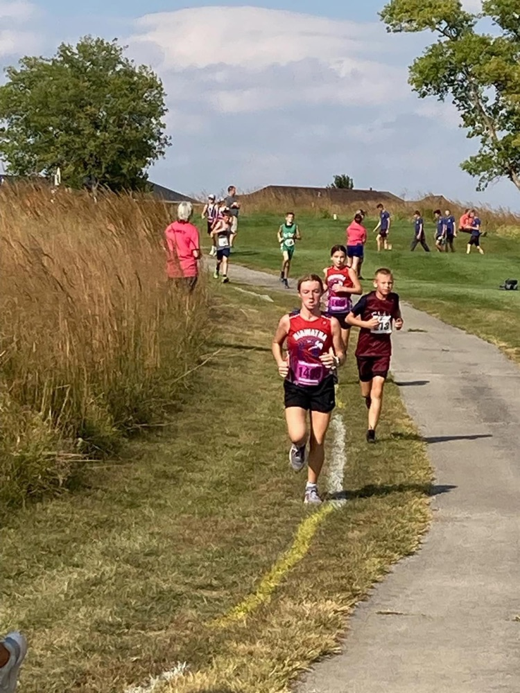 HMS football, volleyball, & cross country athletes in action at Nemaha Central today! Red Hawk Strong!  🔴🔵  #HMSRedHawks #USD415 #RedHawkReady #Hiawathaks #HiawathaKansas #VisitHiawatha 🔴🔵 
