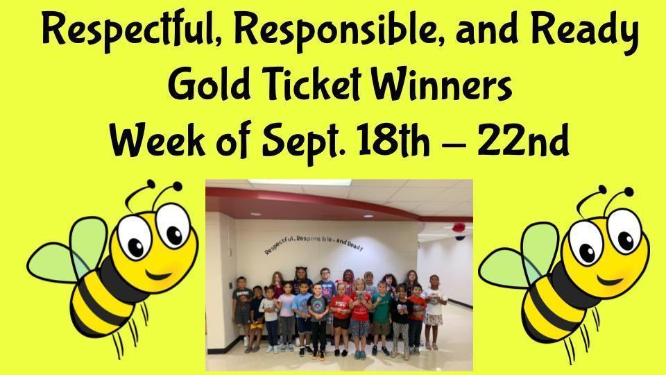 Gold Ticket Winners
