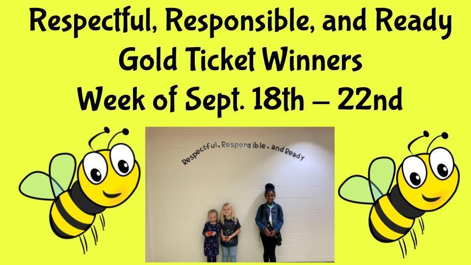 Gold Ticket Winners