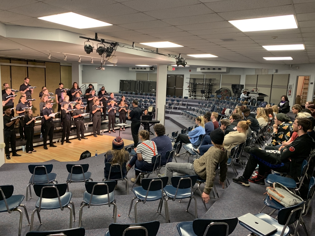 HHS Choirs with WIU University Singers