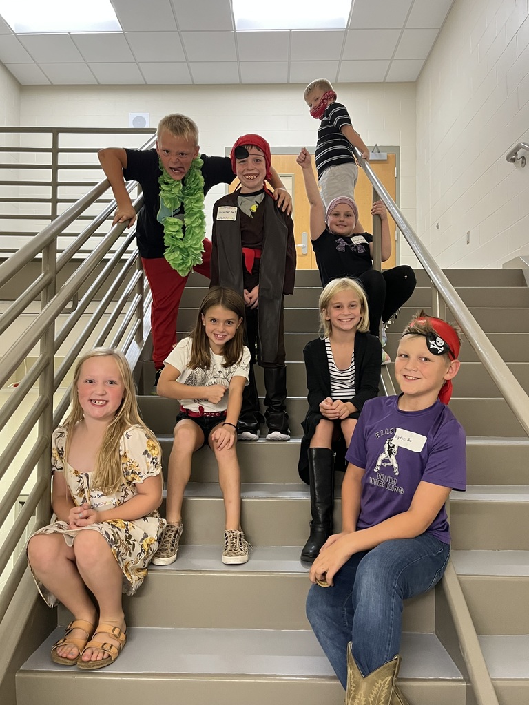 Third Graders have been working on writing a pirate paragraph. Students developed pirate names, played a Pirate Would You Rather Game, and some dressed as pirates.