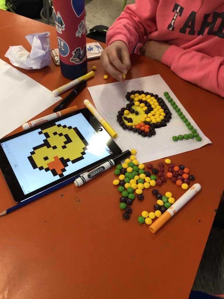 Skittle Pixel Art