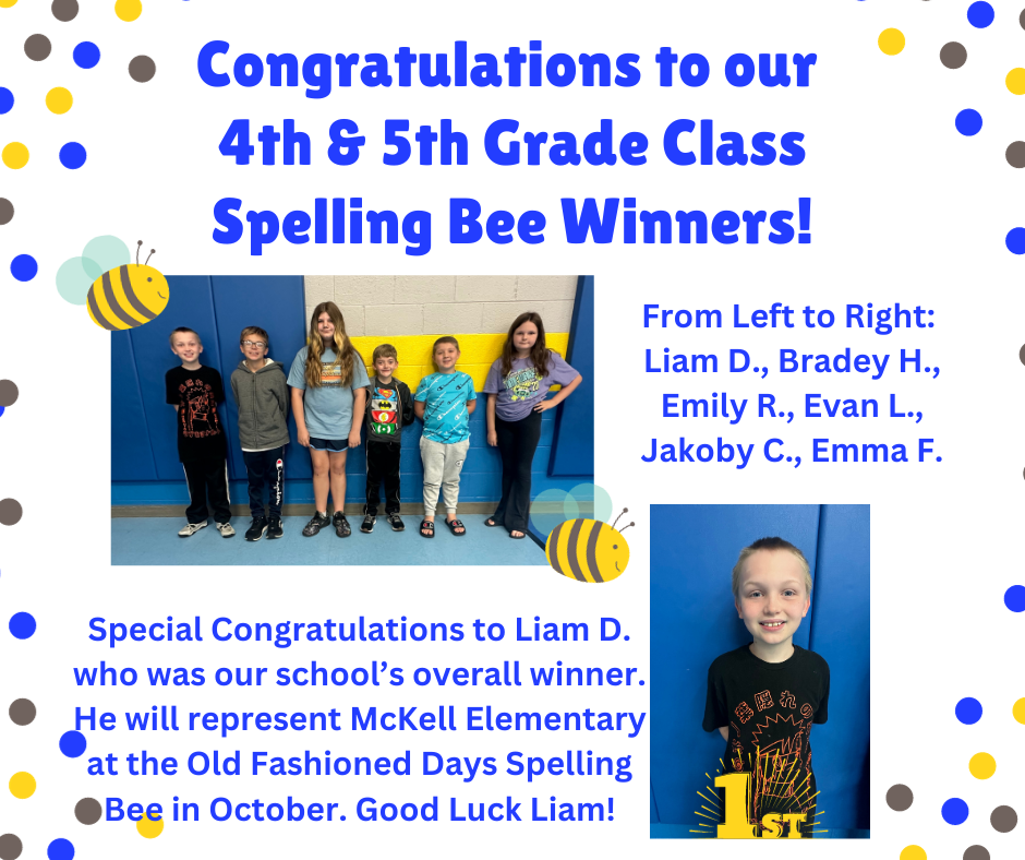 Spelling Bee Winners