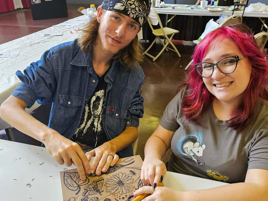 students at the state fair