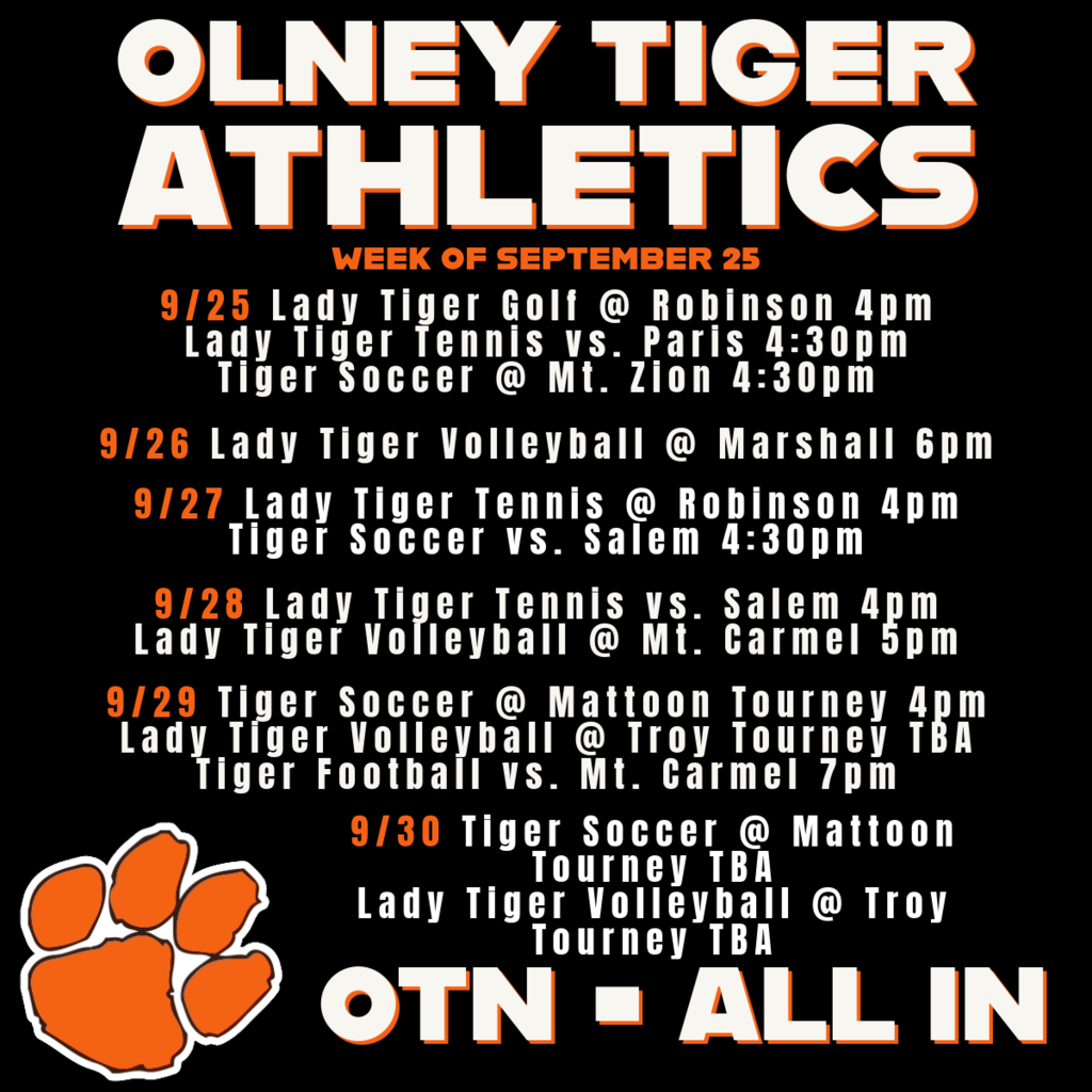 OTN Athletics Wk of Sept 25