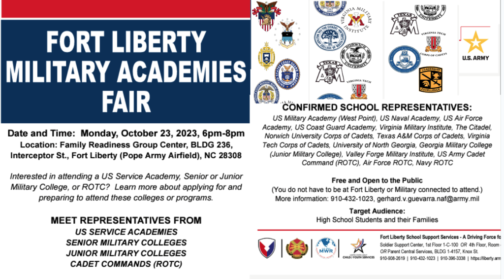 Fort Liberty Military Academies