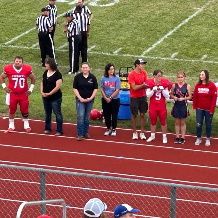 Teacher appreciation night!  🔴🔵  #HHSRedHawks #USD415 #RedHawkReady #Hiawathaks #HiawathaKansas #VisitHiawatha 🔴🔵 