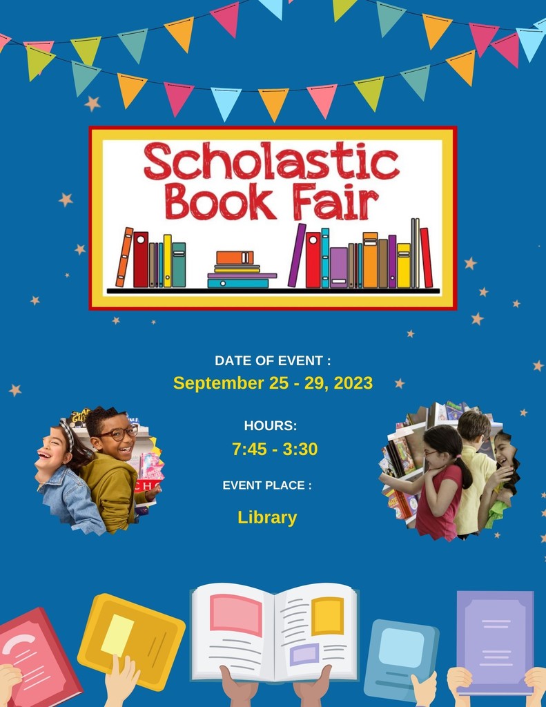Scholastic Book Fair 9/25-9/29