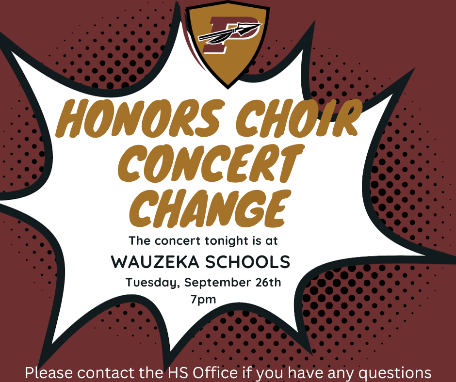 Honors Choir Change