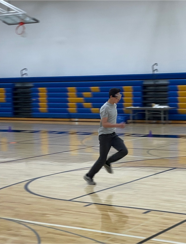 Dizzy sprinting!