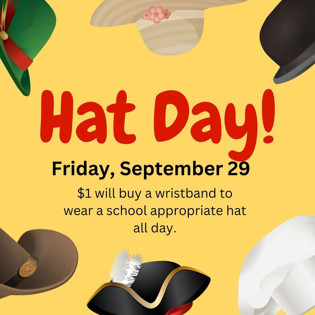 Hat Day flyer