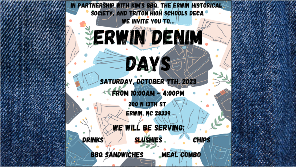 DECA Invite to Erwin Denim Days