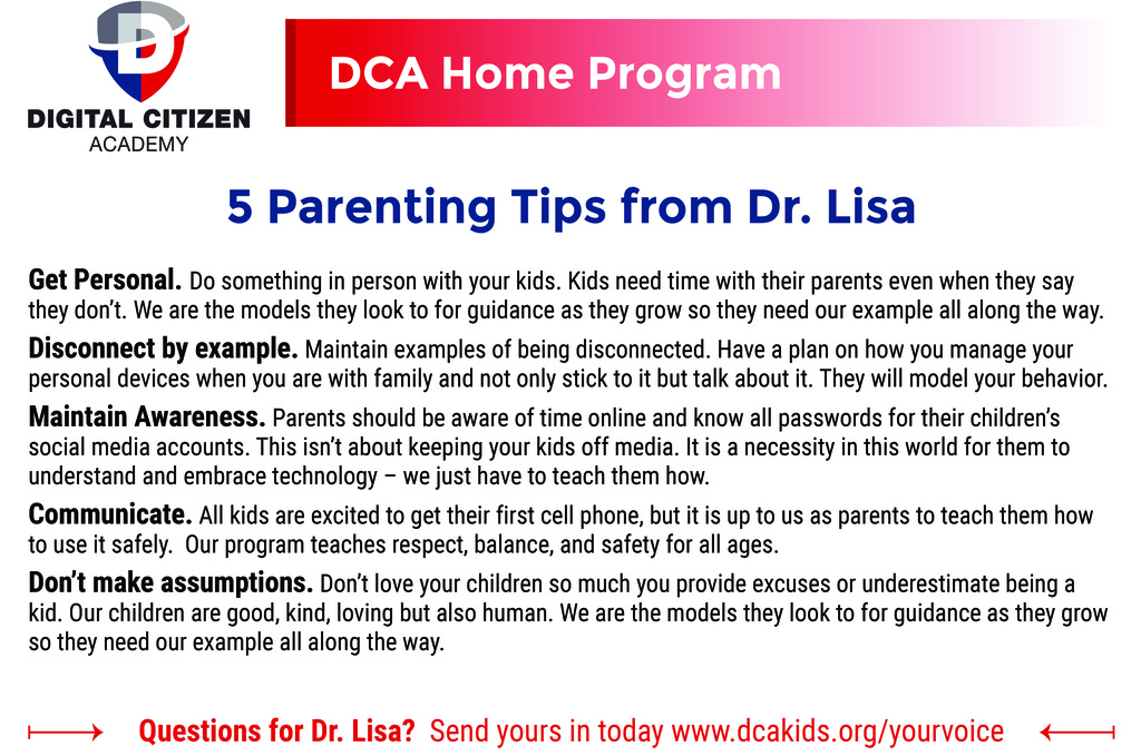 Tips from Dr. Lisa Strohman