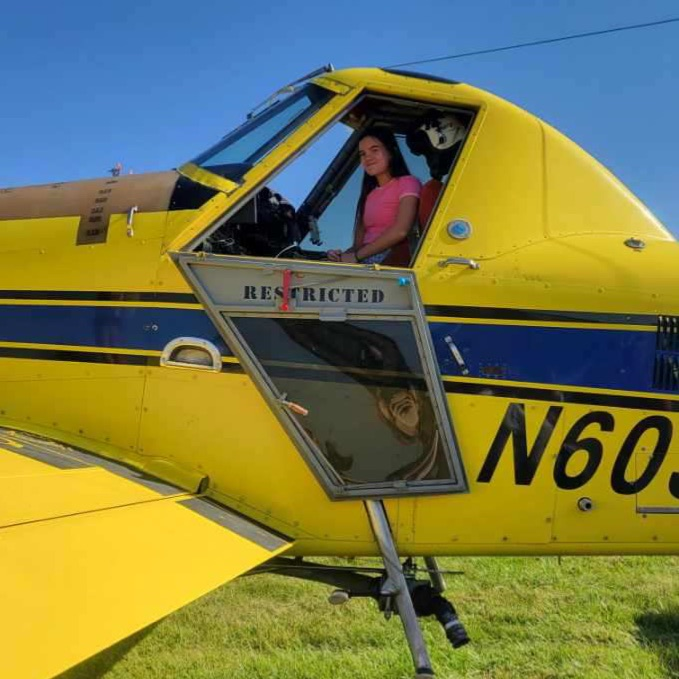 Students in flight and space had a great trip to the airport today! We spoke to a pilot with Precision Aerial. He let us explore a bit, gave us some learning on parts of his plane and answered a lot of questions. Thank you! 
