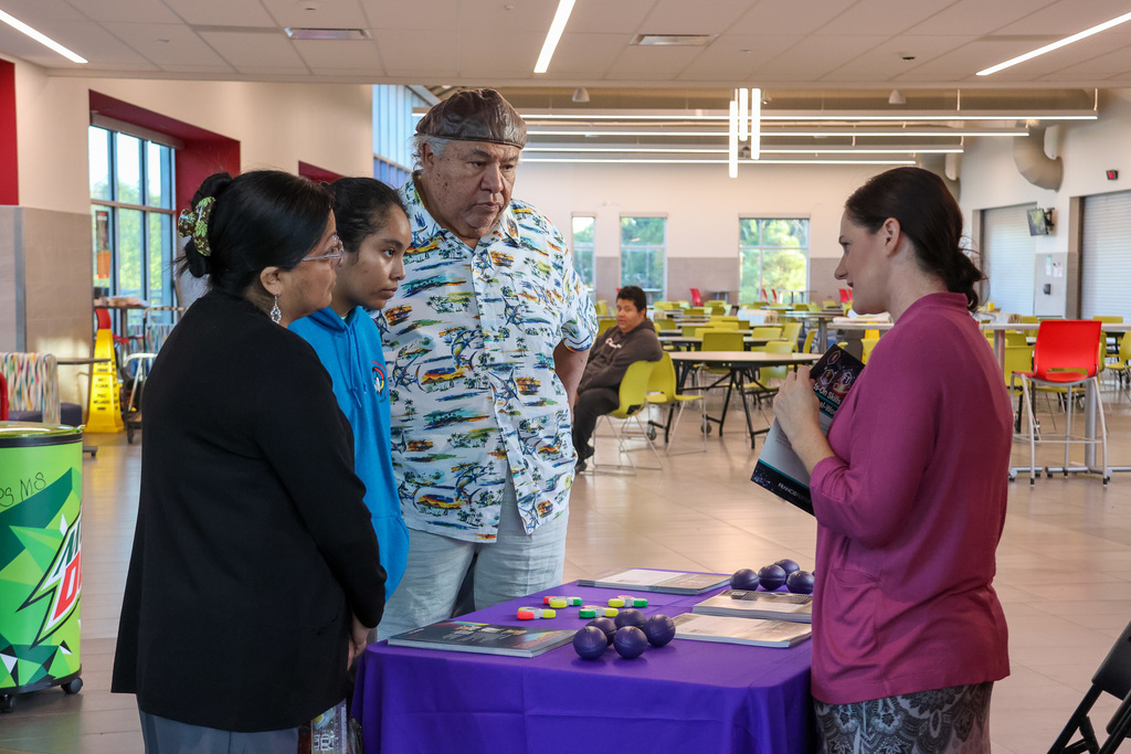 family at parent and family night