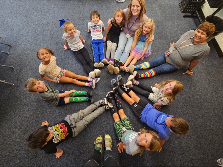Day 3 of HES Spirit Week: Crazy Sock Day!  More photos to be added as they come in!  🔴🔵 #HESRedHawks #USD415 #RedHawkReady #Hiawathaks #HiawathaKansas #VisitHiawatha 🔴🔵