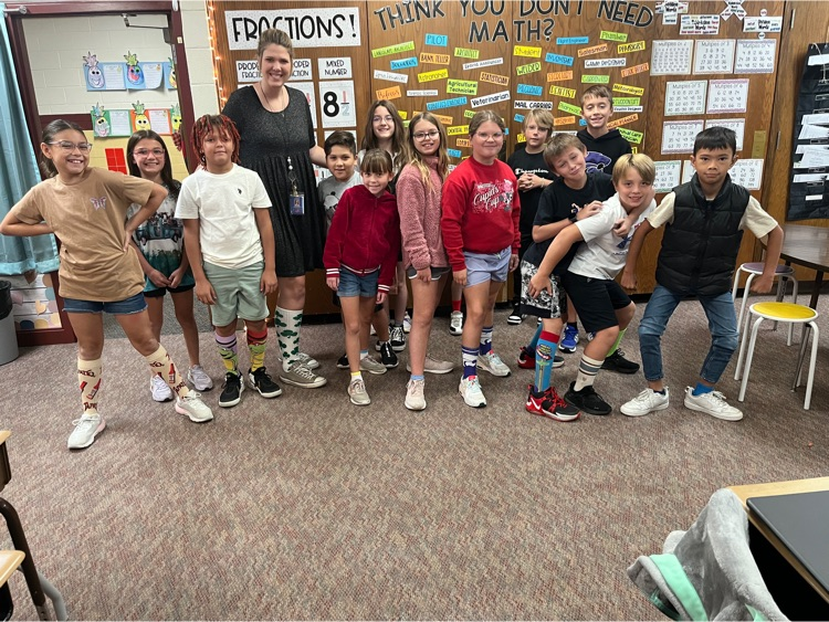 Day 3 of HES Spirit Week: Crazy Sock Day!  More photos to be added as they come in!  🔴🔵 #HESRedHawks #USD415 #RedHawkReady #Hiawathaks #HiawathaKansas #VisitHiawatha 🔴🔵