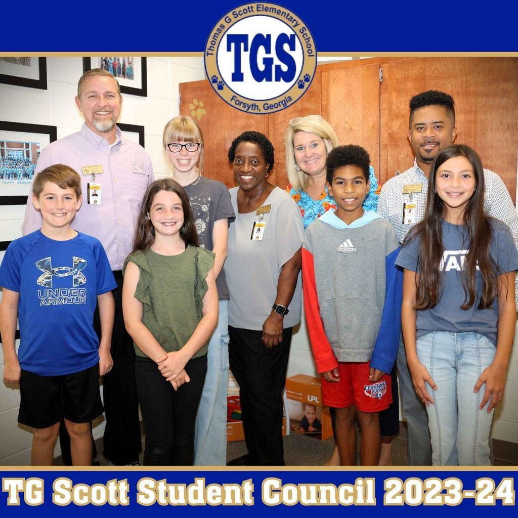 TGS logo - TG Scott Student Council 2023-24