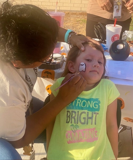 1st Grade Face Painting