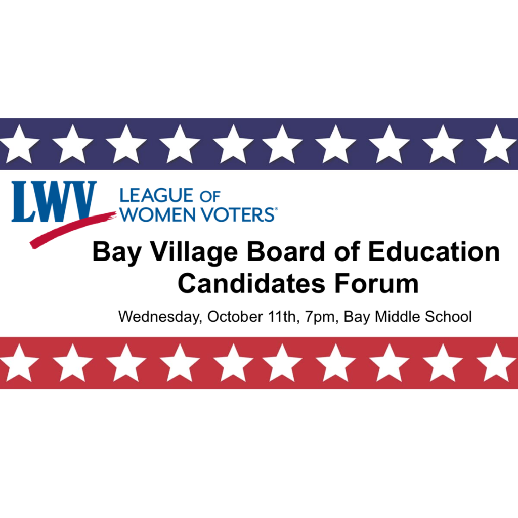 LWV Board of Ed Candidate Forum