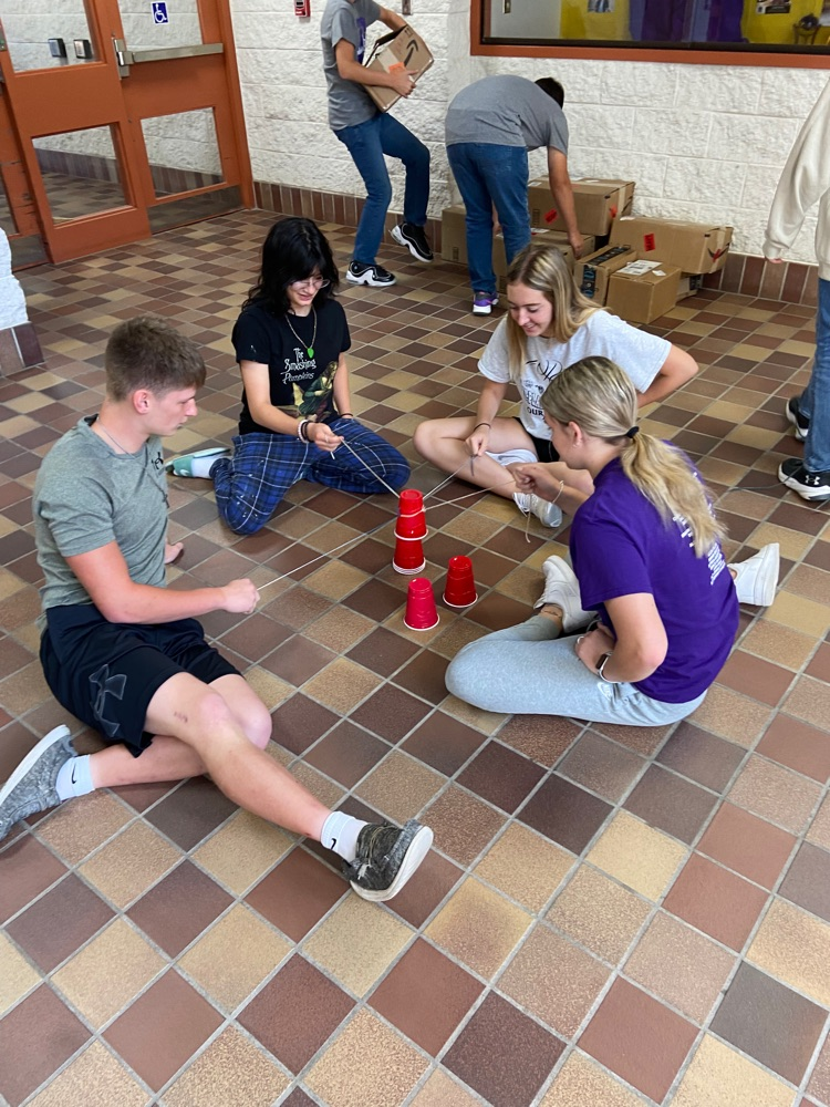 we had to move it inside, because the wind blew our cups away