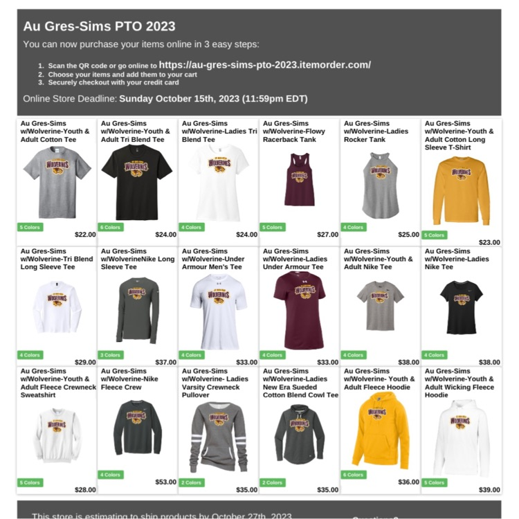 spirit wear 