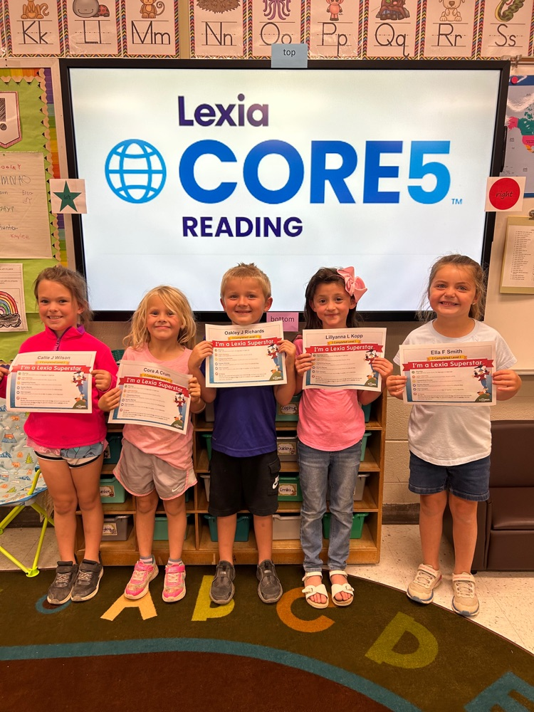 kids with certificates