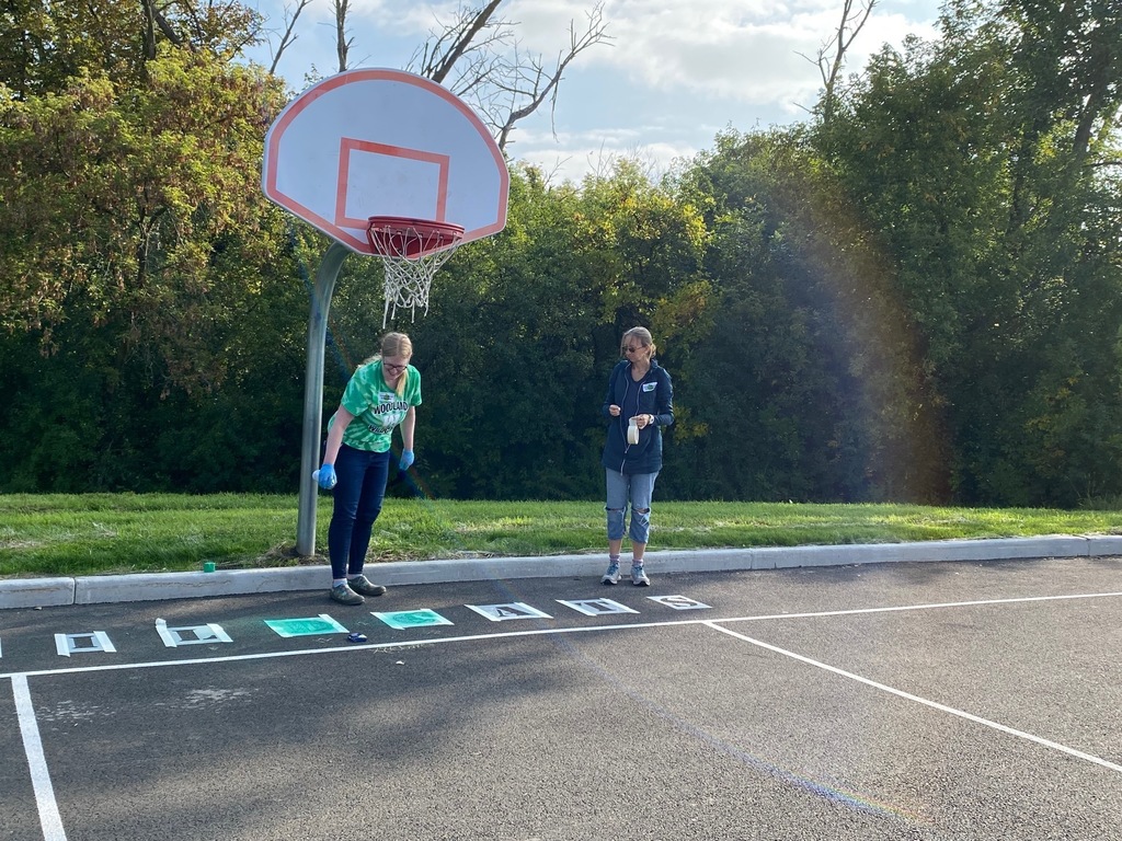 volunteers at Primary's Green Apple Day of Service