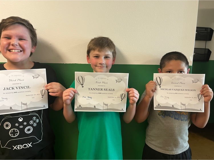 kids with certificates