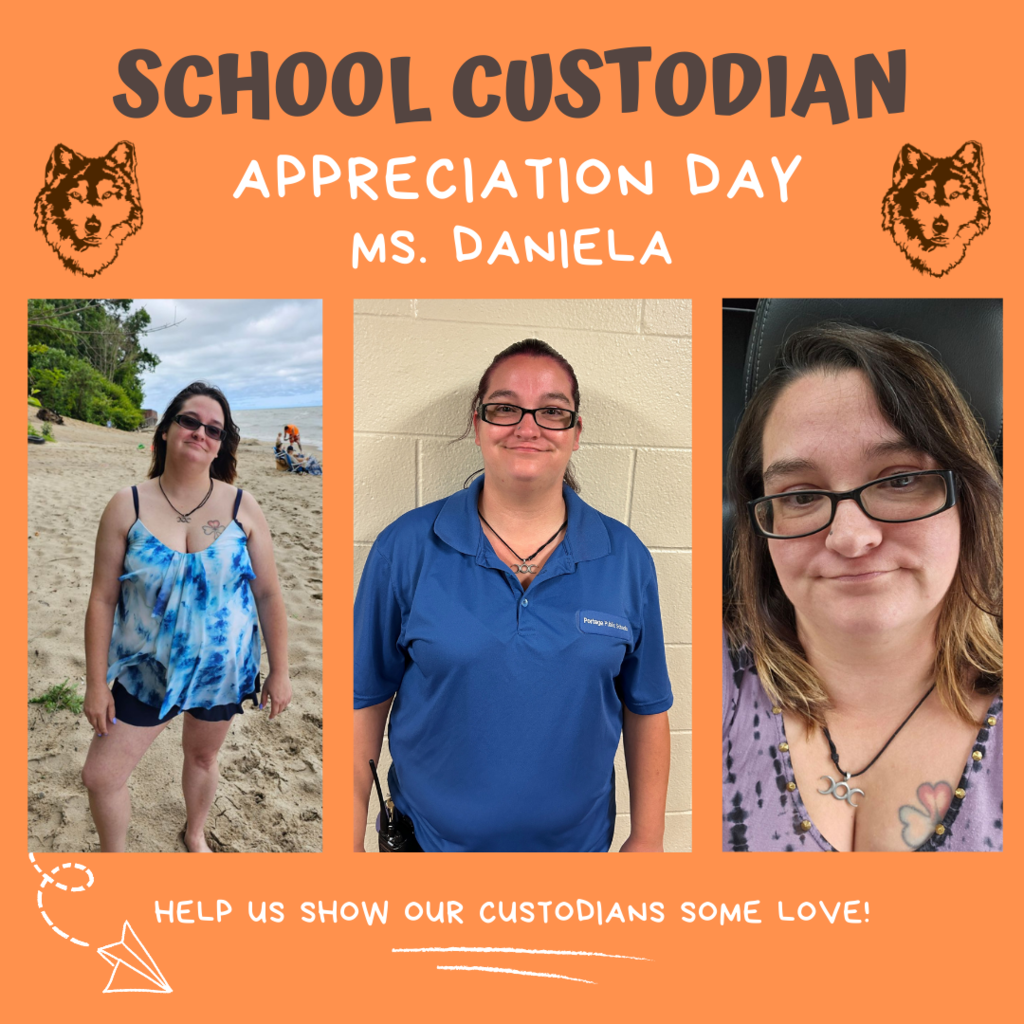 school custodian appreciation day ms daniela help us show our custodians some love. pic of custodian and huskie head