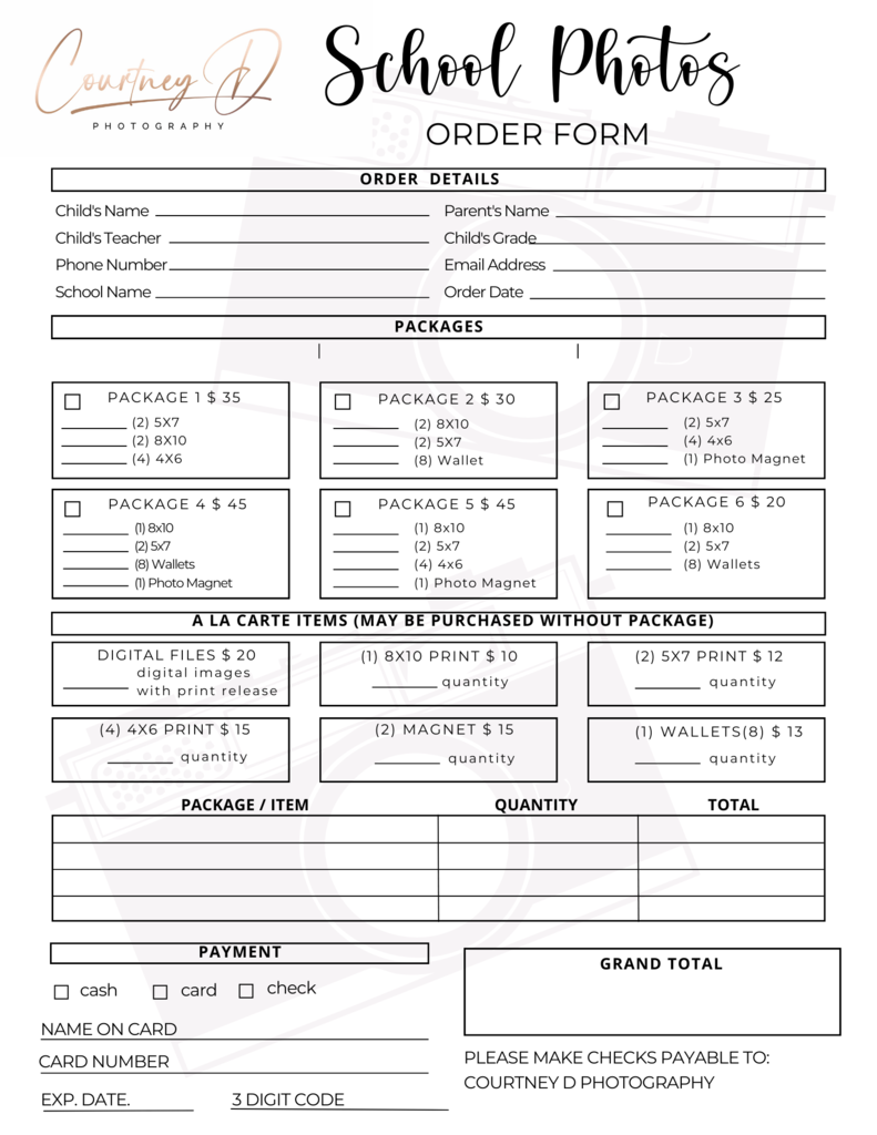 Order Form