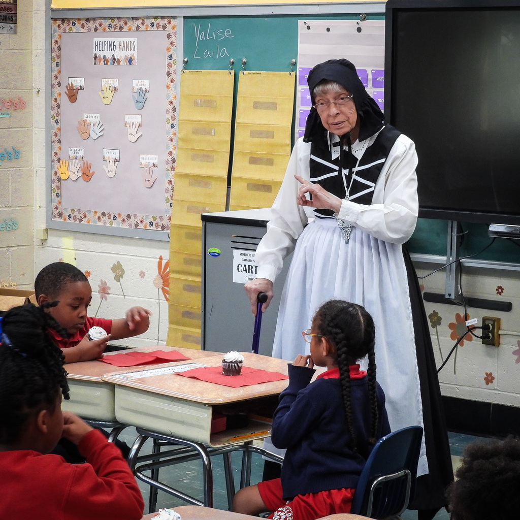 🎉✨ Today was an extraordinary day at Mother Brunner School! 🏫 We had a very special visitor, Mother Maria Anna Brunner herself, and it's not just any day—it's her birthday! 🎂🎈 Let's celebrate this remarkable woman by sharing a few inspiring facts about Mother Maria Anna Brunner, the founder of the Sisters of the Precious Blood: 1️⃣ A Woman of Vision: Mother Maria Anna Brunner was a visionary leader who founded the Sisters of the Precious Blood in Switzerland in 1834. Her dream was to establish a community dedicated to prayer, service, and spreading the love of God. 2️⃣ Servant of the Sick and Needy: Mother Brunner showed unwavering dedication to the sick and needy throughout her life. She and her sisters tirelessly cared for those suffering from illness and poverty, embodying the teachings of compassion and selflessness. 3️⃣ Global Impact: Mother Maria Anna Brunner's mission extended beyond borders. The Sisters of the Precious Blood soon expanded to the United States, where they continued their essential work, touching countless lives. 4️⃣ Legacy of Love: Mother Brunner's legacy lives on through the Sisters of the Precious Blood, who continue her work of service and devotion worldwide. Her example of faith and dedication to the marginalized is an enduring inspiration. To celebrate Mother Maria Anna Brunner's birthday and in honor of her remarkable life, she kindly handed out cupcakes to our students today. 🧁 What a sweet way to commemorate this special day! 🍰❤️