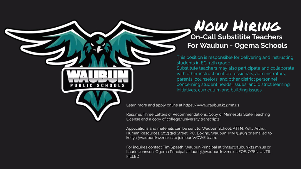 Now Hiring!