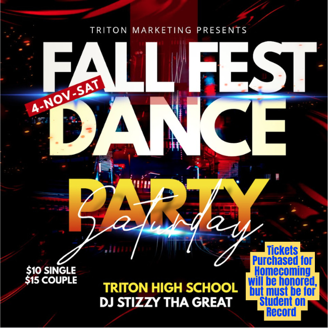 Fall Fest Dance Party Nov 4