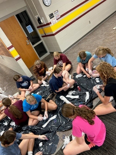 Tie dye prep