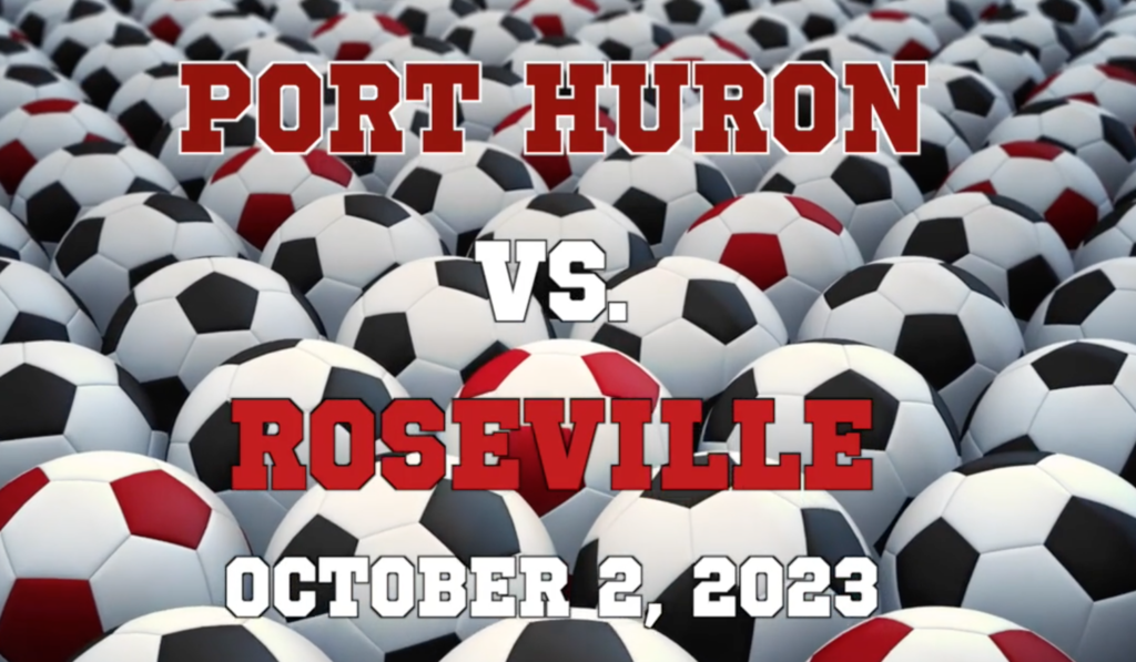 PHHS Vs. Roseville soccer graphic