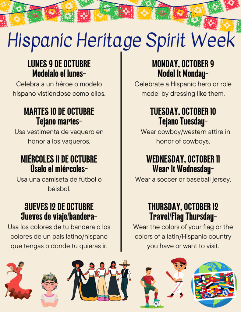 Hispanic Heritage Spirit Week