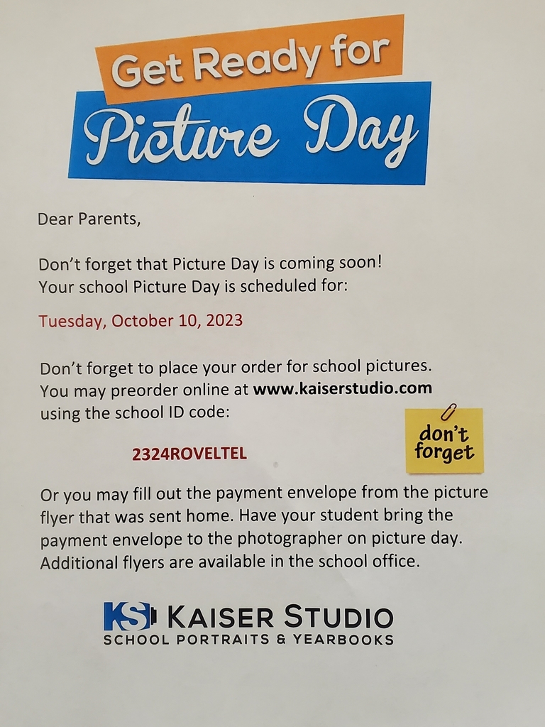 Picture Day Tuesday October 10th
