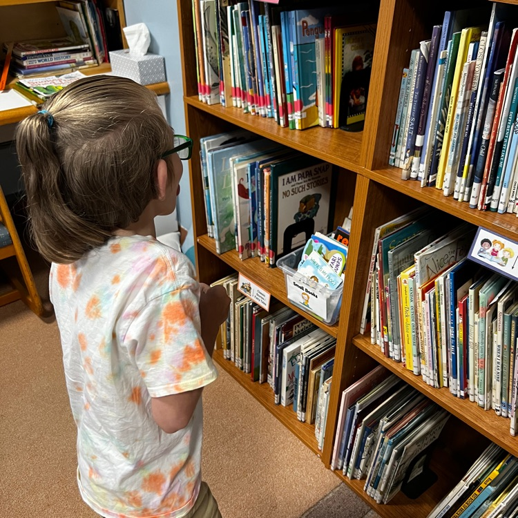 Ms Kindra and Ms. Nanci’s classes visited the library today. Everybody loves to go to the library