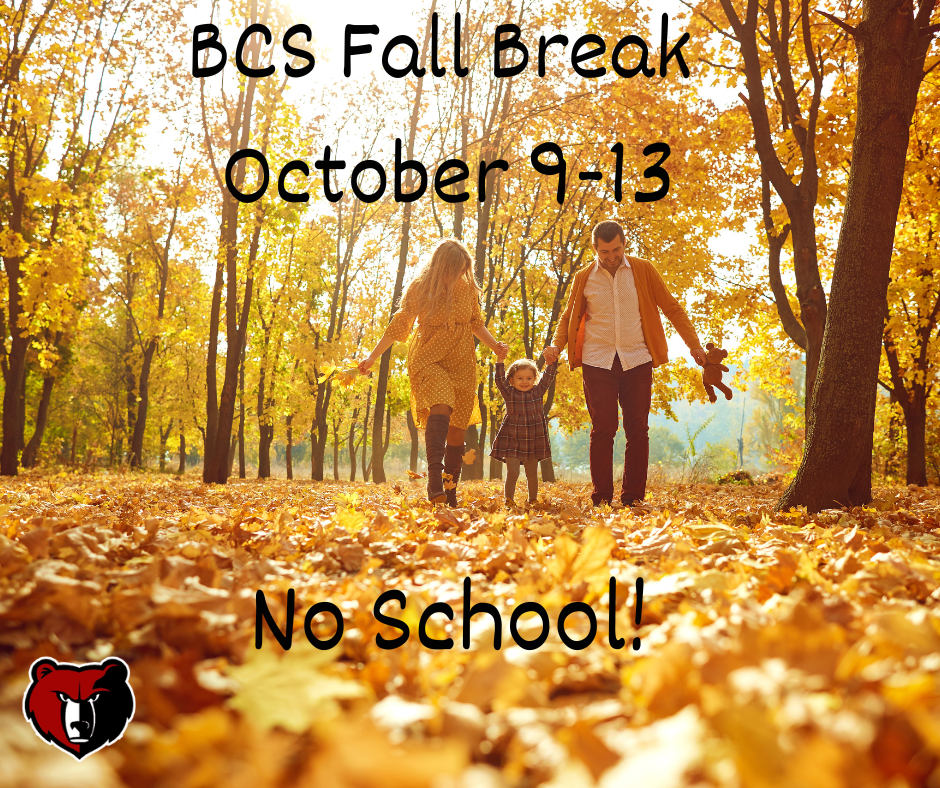 Fall Break Reminder