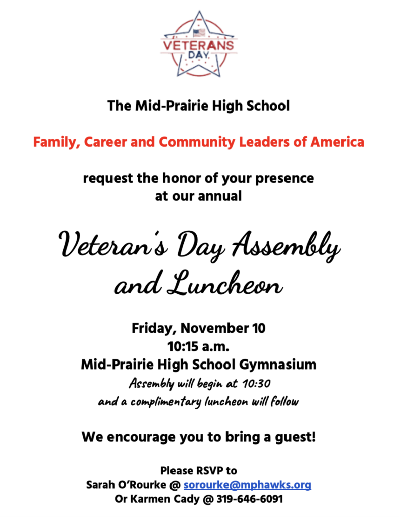 Veteran's Day Flyer
