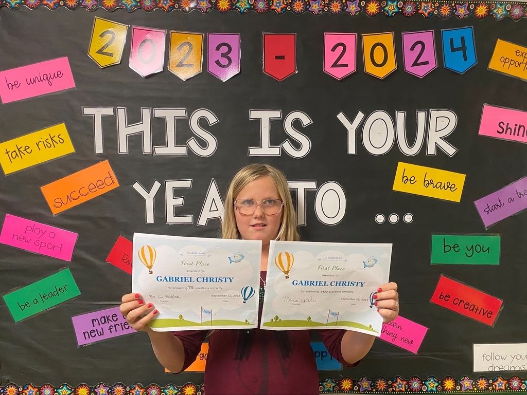 IXL Leaderboard Winner