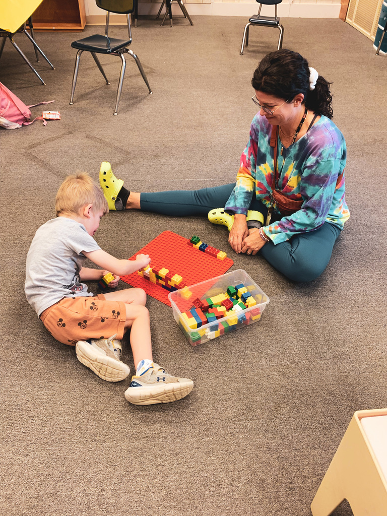 staff working with a student