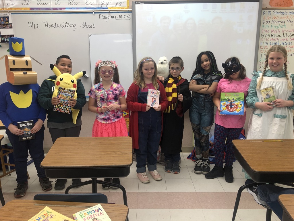 Dressed as our favorite storybook characters!